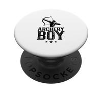 Arquería Boy Archer Hobby Bow Arrow PopSockets PopGrip Adhesivo