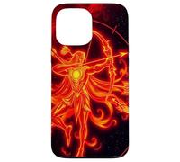 Arquero del Zodiaco de Sagitario - Energía Celestial ardiente Carcasa para iPhone 13 Pro MAX