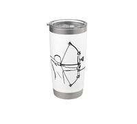 Arquero Dibujante Vaso térmico de acero inoxidable de doble pared