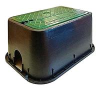 Arqueta de Riego Jardin 490x350x220 mm | Arqueta riego rectangular para Electroválvulas o Riego Enterrado | Arquetas de Riego con tapa jardin | Arquetas para Sistemas de Riego | Arqueta jardin