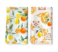 Arquiel 2 Piezas PañOs De Cocina LimóN, Toallas De Cocina Grueso Suaves Absorbentes Toallas De Té De Barra DecoracióN De Limpieza Comedor Banquete De Bodas Buffet Familiar Verano 40 X 60 Cm