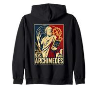 Arquímedes Antiguo Griego Matemáticas Geometría Ciencia Sudadera con Capucha