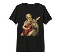 Arquímedes Rock Guitar Arte Histórico Camiseta Premium