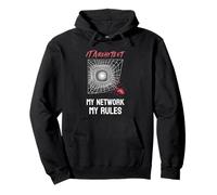 Arquitecto de TI My Network, My Rules IT Cyber Security Sudadera con Capucha