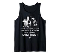 Arquitecto Diciendo Arquitectura Definición Arquitectos Cita Camiseta sin Mangas