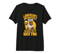 Arquitecto paisajista BOD Like A Dad BOD Plant Daddy Gardener Camiseta Premium