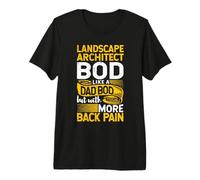 Arquitecto paisajista BOD Like A Dad BOD Plant Daddy Jardinero Camiseta Premium