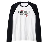 Arquitecto Salvaje desatado como una Bestia Camiseta Manga Raglan