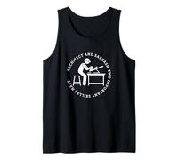 Arquitecto y Sarcasmo Arquitectura Divertida Camiseta sin Mangas