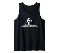 Arquitecto y Sarcasmo Arquitectura Divertida Camiseta sin Mangas
