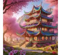 Arquitectura Antigua Colorida Puzzle de 500 Piezas para Adultos, 45x45cm Puzzle Adultos 500 Piezas, Juguetes Desafiantes DIY Puzzles Imposible, Rompecabezas Clásicos para Toda la Familia