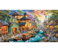 Arquitectura Antigua Rompecabezas de 1000 Piezas para Adultos - Cartón Reciclado para Decoración 75x50cm/1000pcs