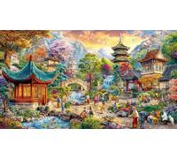 Arquitectura Antigua Rompecabezas de 1000 Piezas para Adultos - Cartón Reciclado para Decoración 75x50cm/1000pcs