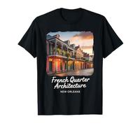 Arquitectura Barrio Francés Nueva Orleans Camiseta