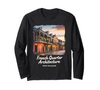 Arquitectura Barrio Francés Nueva Orleans Manga Larga