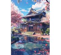 Arquitectura China Puzzle de 1200 Piezas para Adultos, Rompecabezas Adultos Imposible, Juego de Habilidad para Toda La Familia, Regalo para Ella o Él