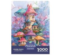 Arquitectura de Cuentos de Hadas Puzzles Imposible,desafío for Adults Interesante Juego EduGatoivo 1000 Piezas Obra De Arte De Juego De para Adultos Y Niños 70x50cm/1000pcs