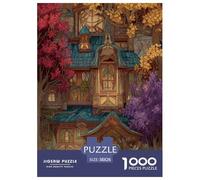 Arquitectura de Cuentos de Hadas Puzzles Imposible,desafío for Adults Interesante Juego EduGatoivo 1000 Piezas Obra De Arte De Juego De para Adultos Y Niños A Partir De 12 Años 38x26cm/1000pcs