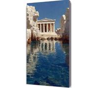 Arquitectura Diamond Painting Adultos, Paisaje Cuadros de Diamantes, 5D Puzzle Diamantes Cuadros en Punto de Cruz Diamond Art Painting, Hobby Ccreativi Adulti, Decoración Pared Hogar 70x140cm pz8-17w