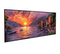 Arquitectura Diamond Painting Italia Diamond Painting Adultos, 5D DIY Pintura Diamante Manualidades Adultos Cristal Punto de Cruz para Decoración De Pared Del Hogar, Regalos 100x200CM PJY9 3-G