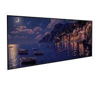 Arquitectura Diamond Painting Villa Diamond Painting Adultos, 5D DIY Pintura Diamante Manualidades Adultos Cristal Punto de Cruz para Decoración De Pared Del Hogar, Regalos 30 x 60 cm PJY9 5-I