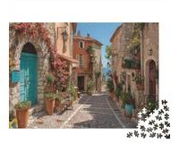 Arquitectura francesaRompecabezas De 1000 Piezas Calles llenas de floresjuegos Educativos De Desafío para Adultos, Decoración del Hogar70x50cm/1000pcs