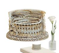 Arquitectura Maqueta - Resina Italia Estatua Realista - Pequeñas figuritas Arquitectura Romana - para Hogar, Oficina, Coleccionistas, Regalo de Cumpleaños
