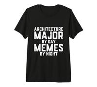 Arquitectura Mayor De Día Memes por Noche Arquitecto Estudiante Camiseta Premium
