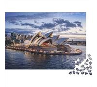 Arquitectura Moderna Frente al Agua Puzzle de 1000 Piezas Papel para Adultos Paisaje Urbano Juego de Puzzle para Toda la Familia Relajación Decoración Regalo 38x26cm/1000pcs