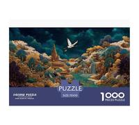 Arquitectura Oriental Puzzle De 1000 Piezas 70x50cm/1000pcs Grulla Juego EduGatoivo Y Relajante Decoración Hogareña Creativa Regalo Universal para Todos