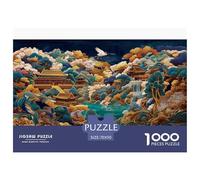 Arquitectura Oriental Puzzle De 1000 Piezas 70x50cm/1000pcs Grulla Juego EduGatoivo Y Relajante Decoración Hogareña Creativa Regalo para Todas Las Edades