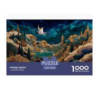 Arquitectura Oriental Puzzle De 1000 Piezas 70x50cm/1000pcs Grulla Juego EduGatoivo Y Relajante para Adultos Y Niños Decoración Hogareña