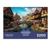 Arquitectura Paisaje Urbano 1000 Piezas Impresionante Puzzle A Partir De 14 Años Inteligencia Juguete Regalo Creativo para La Relajación Desafíos Extra Divertidos EduGatoivo 70x50cm/10