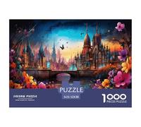 Arquitectura Paisaje Urbano 1000 Piezas Rompecabezas Familiar Y Niños A Partir De 12 Años Puzzle Inteligencia Juguete Pasatiempo Creativo Diversión EduGatoivo 52x38cm/1000