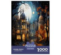 Arquitectura Paisaje Urbano Puzzle Imposible,desafío for Adults Juego EduGatoivo 1000 Piezas Obra De Arte De Juego De para Adultos Y Niños Mayores De 12 Años 70x50cm/1000pcs
