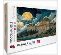 Arquitectura Puzzle 2000 Piezas Adultos, Cielo Estrellado Puzzle Madera con Caja 99x70cm, Rompecabezas Adultos de Alta Dificultad, para Toda La Familia, Regalo Creativo, Juego de Rompecabezas, 7-9502