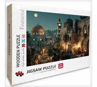 Arquitectura Puzzle 6000 Piezas Adultos, Vista Nocturna Puzzle Madera con Caja 179x105cm, Rompecabezas Adultos de Alta Dificultad, para Toda La Familia, Regalo Creativo, Juego de Rompecabezas, 9-4896