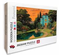 Arquitectura Puzzle Madera, áRbol Puzzle 4000 Piezas Adultos con Compact Box 141x87cm, Rompecabezas Desafiante, Juegos de Rompecabezas Creativos para Hombres Mujeres Adolescente, Regalos niñas, 4-3004