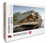 Arquitectura Puzzle Madera, Paisaje Puzzle 3000 Piezas Adultos con Compact Box 122x81cm, Rompecabezas Desafiante, Juegos de Rompecabezas Creativos para Hombres Mujeres, Decoración Verano, 4-3291