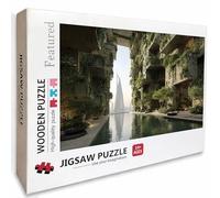 Arquitectura Puzzle Madera, Planta Puzzle 2000 Piezas Adultos con Compact Box 99x70cm, Rompecabezas Desafiante, Juegos de Rompecabezas Creativos para Hombres Mujeres Adolescente, Regalos niñas, G-6104