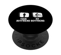 Arquitectura Tu Novio Mi Novio Arquitecto Divertido PopSockets PopGrip Adhesivo