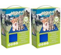 Arquivet - Alfombra refrescante para Perros y Gatos 40x50, alfombrar Pet Cooling Mat, Azul (Paquete de 2)