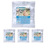 ARQUIVET Algodón Blanco para Hamsters 30 gr - Cama Natural Suave y Cálida - Accesorios para Roedores - Producto Natural (Paquete de 4)