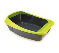 ARQUIVET Arenero Virgo para Gatos - 50 x 40 x 16,5 cm - Bandeja higiénica Abierta para Gatos pequeños, medianos y Grandes - Todas Las Razas - Hecha con Material Resistente Colores Surtidos