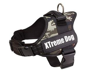 Arquivet Arnés Perro Xtreme Dog Camuflaje Talla: XS/44-57 cm - Arnés ergonómico Ajustable en Cuello y Extra Resistente para Perros - para el adiestramiento y Paseo de tu Mascota