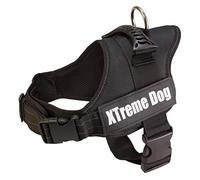 Arquivet Arnés Perro Xtreme Dog Negro Talla: XS/44-57 cm - Arnés ergonómico Ajustable en Cuello y Extra Resistente para Perros - para el adiestramiento y Paseo de tu Mascota