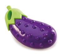 Arquivet Berenjena con Sonido Color Lila 14 cm - Juguete para Perros - Mordedores - con Este Juguete tu Mascota podrá Jugar a morder - Ideal para ser lanzada y Que el Perro Vaya a buscarla