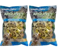 Arquivet, Biscuits, Galletas para Perros, Huesos, 1 kg (Paquete de 2)
