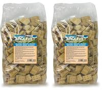 Arquivet, Biscuits, Galletas para Perros, Sandwich rectángulo, 1 kg (Paquete de 2)