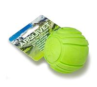 Arquivet Bola Dental Verde con Huella - Juguetes para Perros de Todas Las Edades - Accesorios caninos para Masticar - Juguete de plástico para morder - Juegos y Entretenimiento